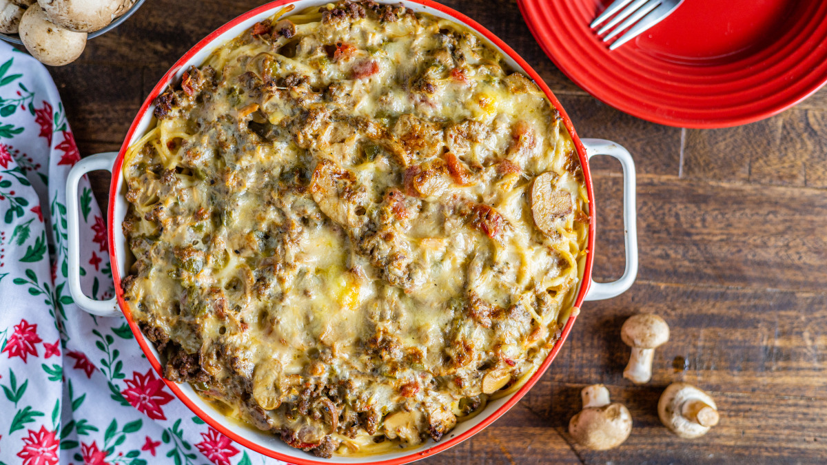 Loaded Baked Spaghetti